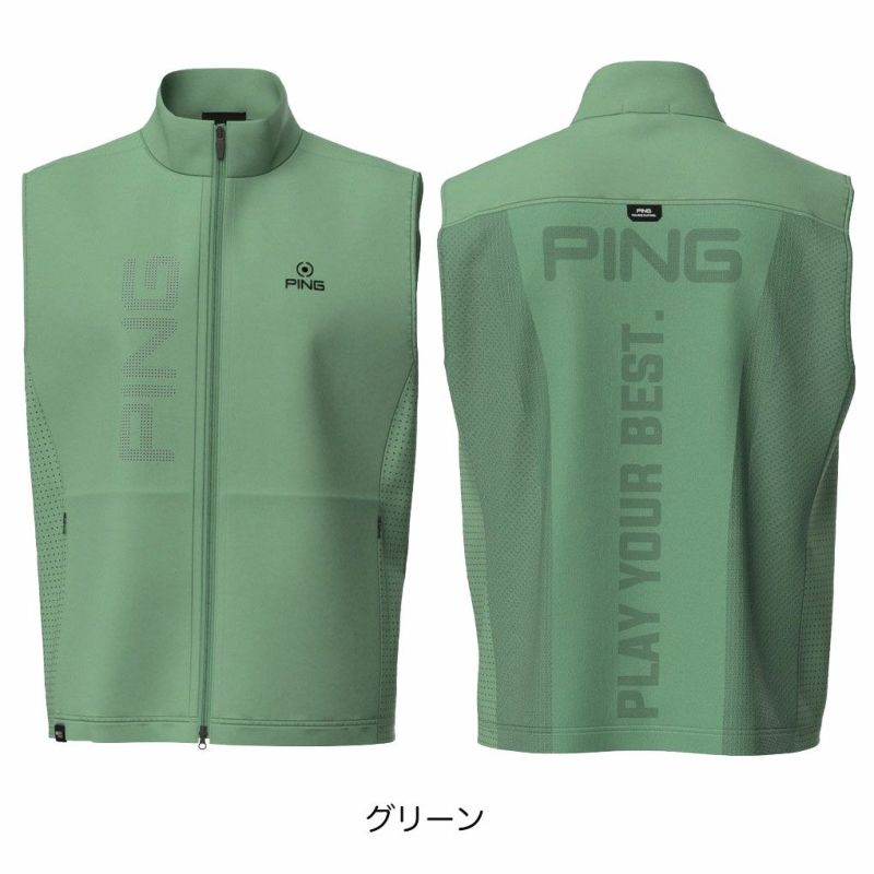 ピンPINGベスト621-5158203メンズゴルフウェア2025春夏モデル日本正規品