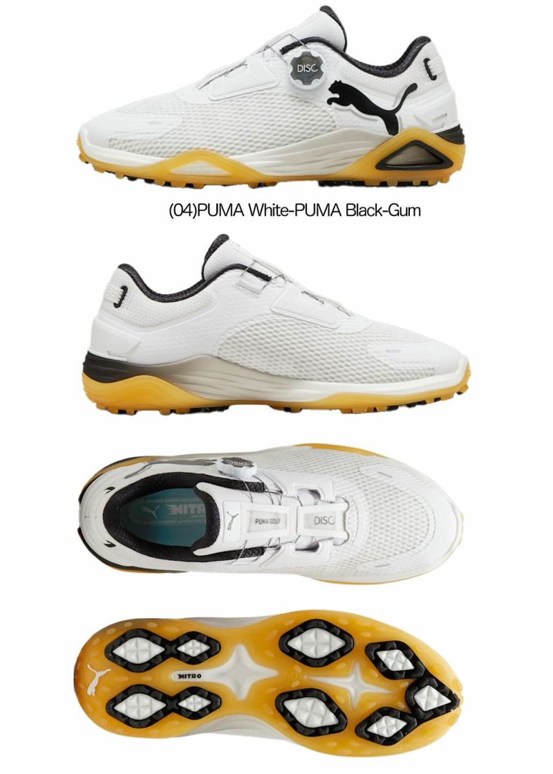 プーマゴルフシャドウキャットニトロディスクスパイクレスシューズ310219ゴルフシューズPUMA2024年モデル日本正規品
