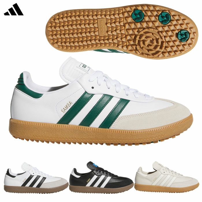 アディダススパイクレスシューズサンバゴルフNNO26メンズレディースユニセックゴルフシューズ靴2025年モデルadidas日本正規品