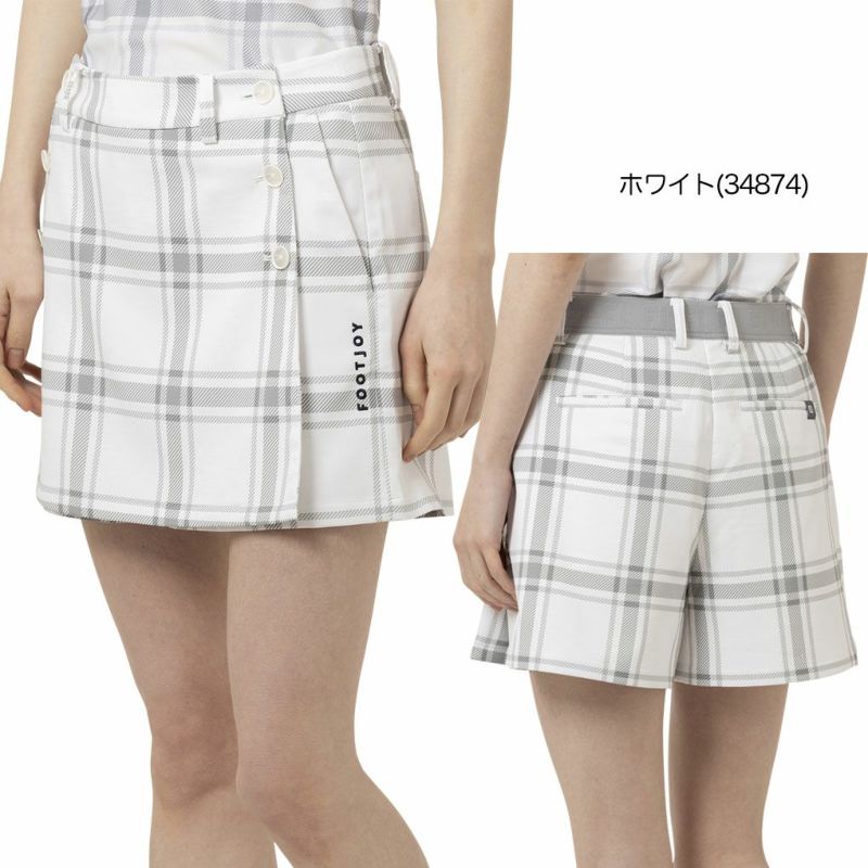 フットジョイTWINSOFチェックプリント2WAYキュロットFJW-S25-P01レディースゴルフウェアFOOTJOY2025春夏モデル日本正規品