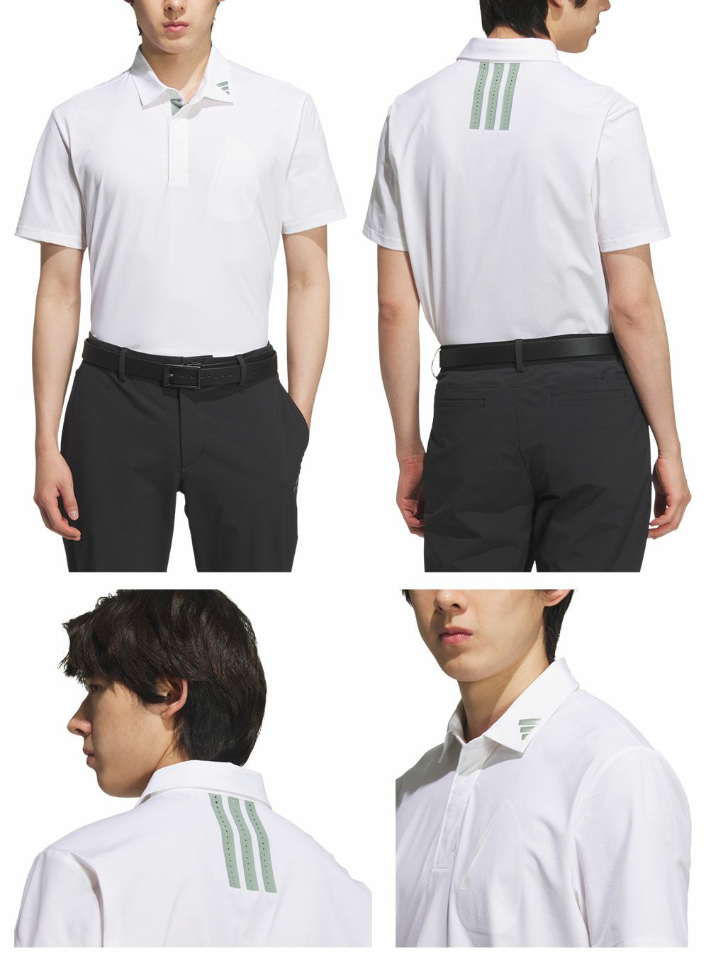 アディダスアディゼロツイストニットベンチレーション半袖シャツKUK74メンズゴルフウェアゴルフ2025春夏モデルadidas日本正規品