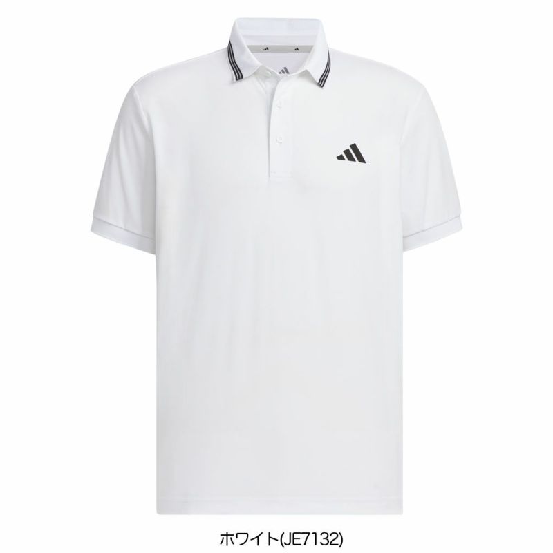 アディダスワンポイントロゴUVケア付き半袖ポロKVH14メンズゴルフウェアゴルフ2025春夏モデルadidas日本正規品