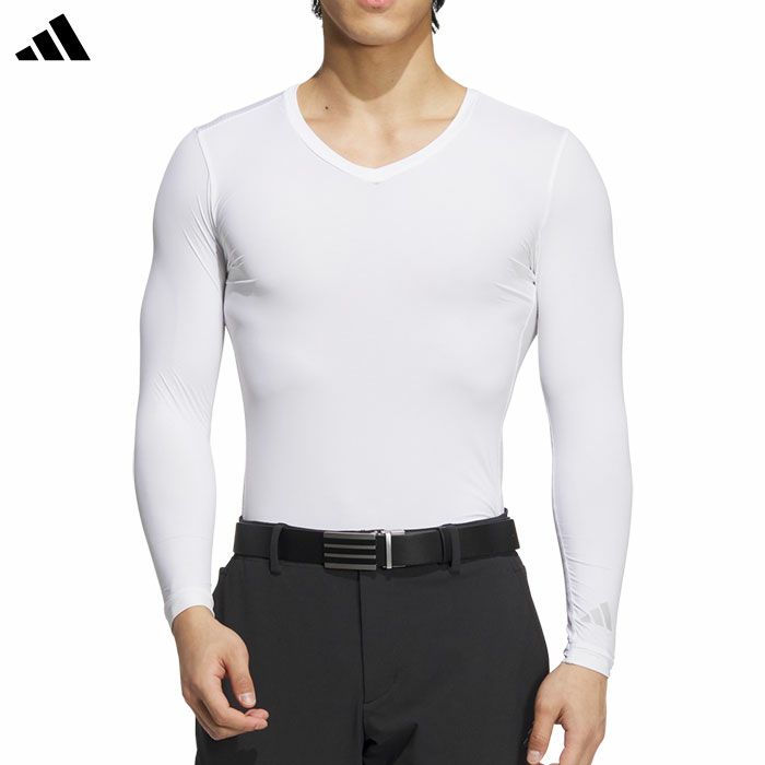 アディダスバックメッシュVネックベースレイヤーKVH12メンズゴルフウェアゴルフ2025春夏モデルadidas日本正規品