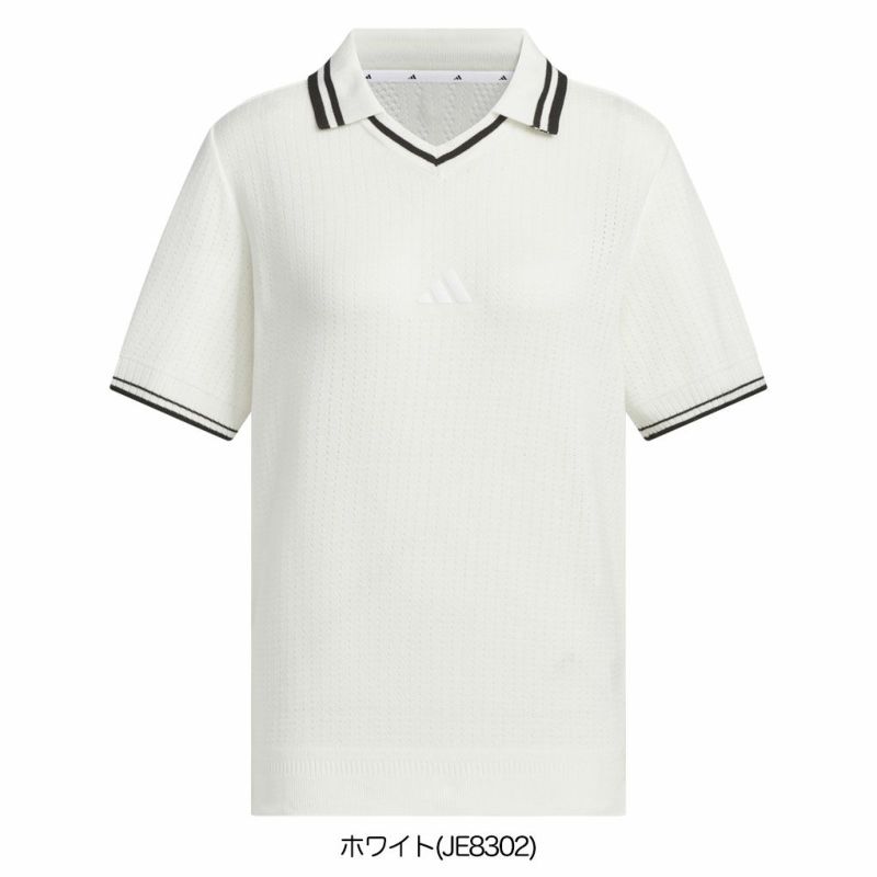 アディダスビヨンドザコースルーズスキッパーニットボックスシルエット半袖ポロKTN36レディースゴルフウェアトップス2025春夏モデルadidas日本正規品