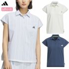 アディダスシアサッカーフレンチスリーブシャツKTI81レディースゴルフウェアトップス2025春夏モデルadidas日本正規品