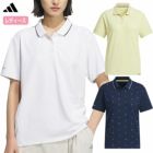 アディダスモノグラム半袖ポロKTI84レディースゴルフウェアトップス2025春夏モデルadidas日本正規品