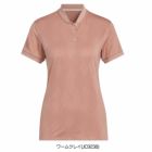 アディダスメッシュアーガイル半袖シャツKTI66レディースゴルフウェアトップス2025春夏モデルadidas日本正規品