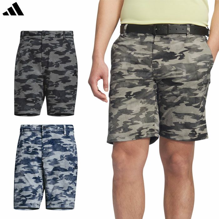 アディダス撥水カモフラージュ柄ショートパンツKVH19メンズadidas2025春夏モデル日本正規品