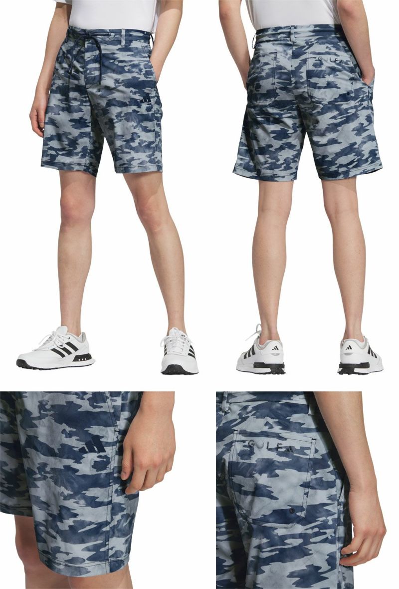 アディダス撥水カモフラージュ柄ショートパンツKVH19メンズadidas2025春夏モデル日本正規品