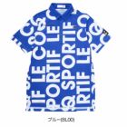 ルコックスポルティフマルチカラーロゴ柄半袖シャツLG5SHS05Mメンズゴルフウェアゴルフlecoqsportifgolf2025春夏モデル日本正規品