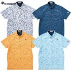 ルコックスポルティフ接触冷感小柄半袖シャツLG5SHS09Mメンズゴルフウェアゴルフlecoqsportifgolf2025春夏モデル日本正規品