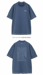 トラヴィスマシューレトロプリントチェーンステッチ半袖モック7AL024メンズゴルフウェアトップスTravisMathew2025春夏モデル日本正規品