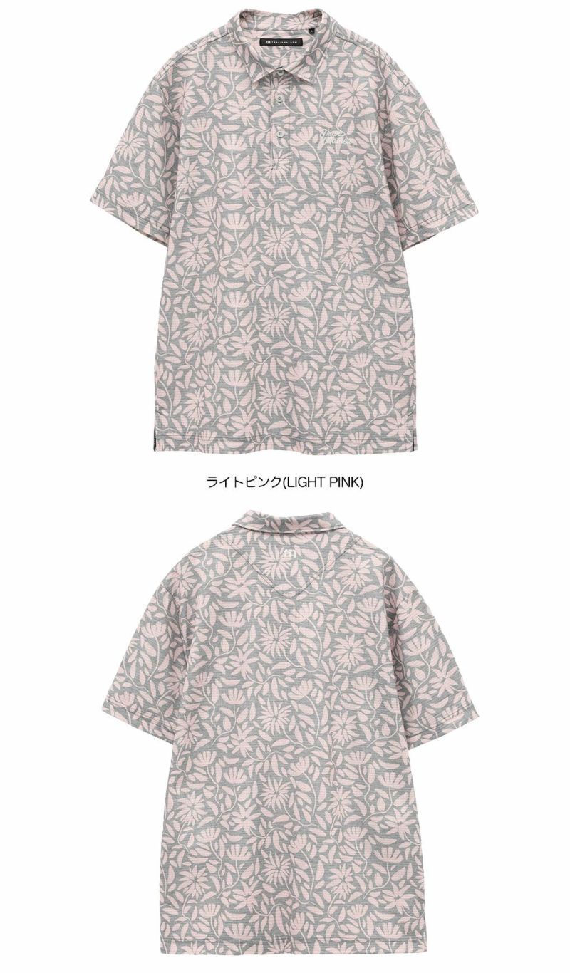 トラヴィスマシューフローラルプリント半袖ポロ7AL028メンズゴルフウェアトップスTravisMathew2025春夏モデル日本正規品