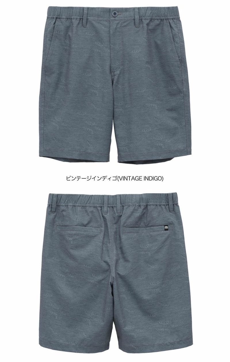 トラヴィスマシューDOTAIRウェーブ総柄ショートパンツ7AL037メンズゴルフウェアボトムスTravisMathew2025春夏モデル日本正規品