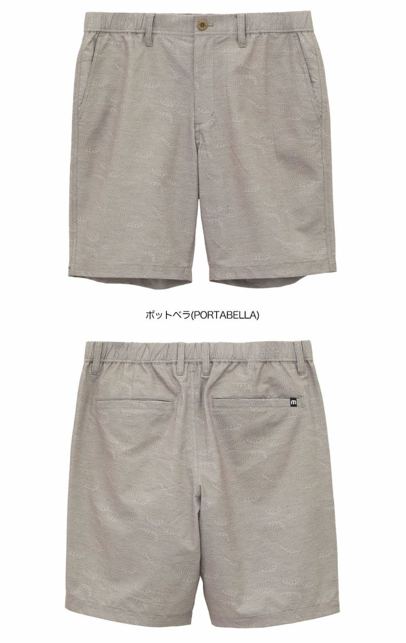 トラヴィスマシューDOTAIRウェーブ総柄ショートパンツ7AL037メンズゴルフウェアボトムスTravisMathew2025春夏モデル日本正規品