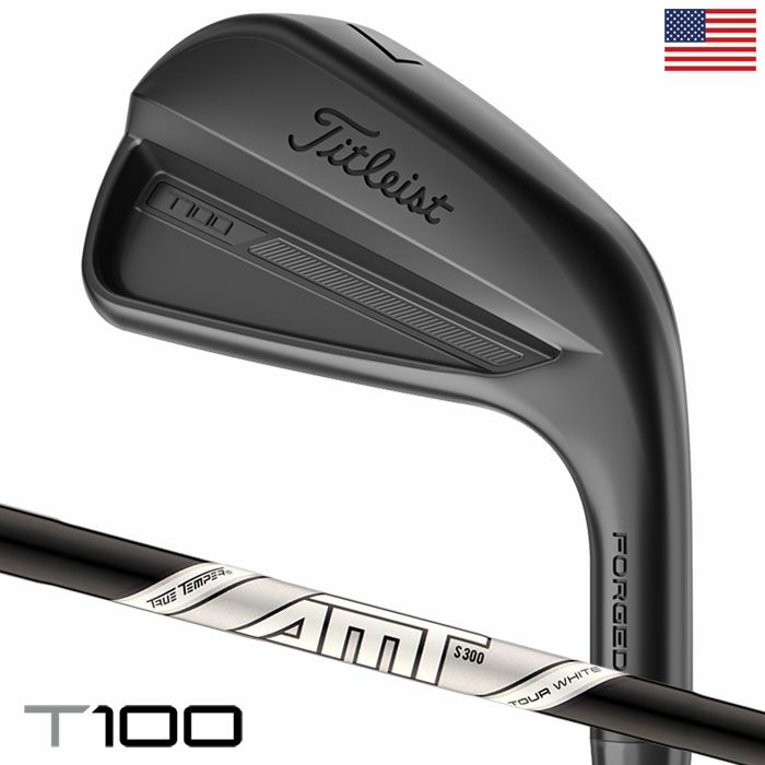 限定モデル】タイトリスト T100 Black アイアン 7本セット（#5-P,W 