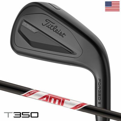 【限定モデル】タイトリスト T350 Black アイアン 7本セット（#5-P,W）メンズ 右用 True Temper AMT Red Onyx USA直輸入品 Titleist 2025年モデル ゴルフクラブ