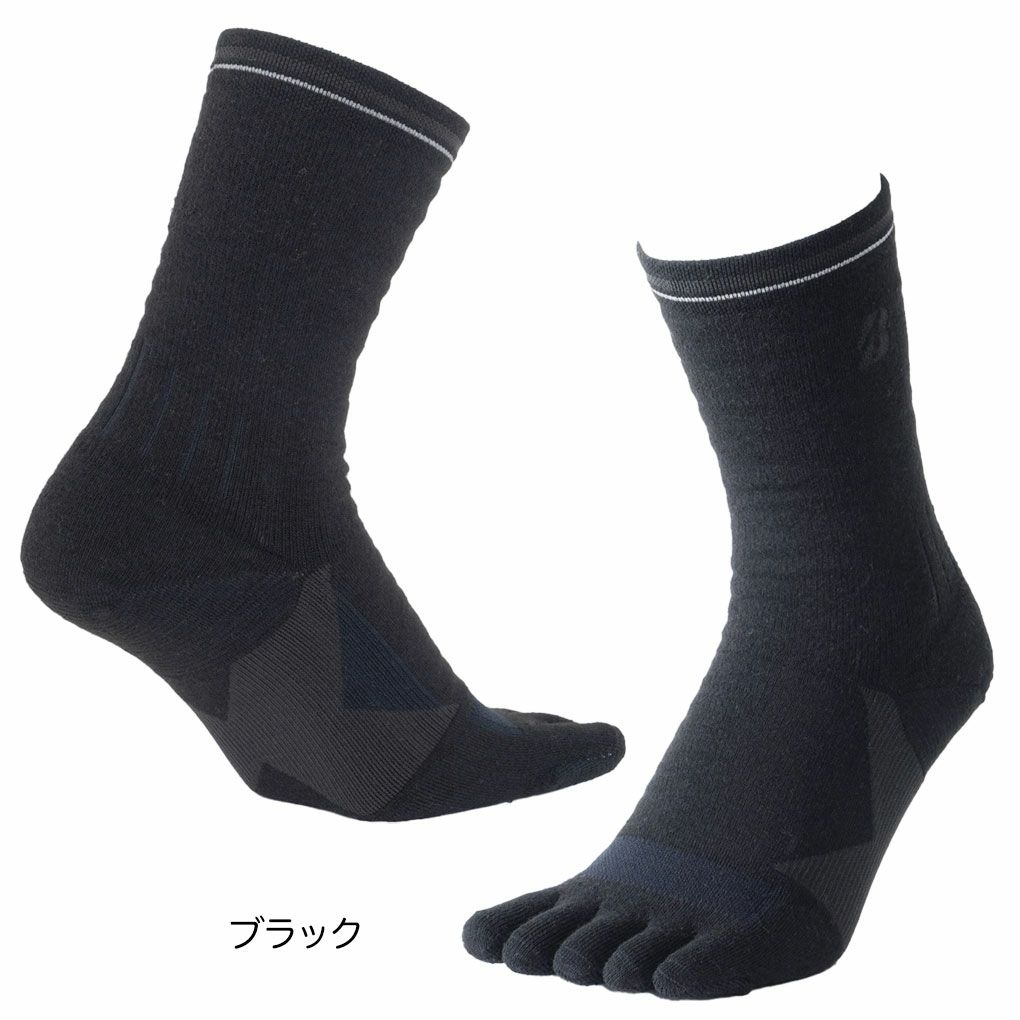 BSブリヂストンゴルフ3Dソックス ベーシックforウィンター5本指SOWG32メンズゴルフ靴下BRIDGESTONEGOLF日本正規品