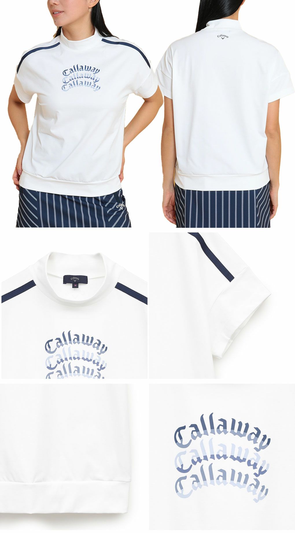 キャロウェイノースリーブセットモックネックシャツC25134217レディースゴルフウェア2025春夏モデルCallaway日本正規品