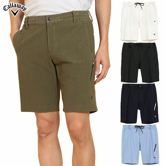 キャロウェイ裏クール８WAYストレッチニットツイルショートパンツC25127101メンズゴルフウェアゴルフ2025春夏モデル日本正規品