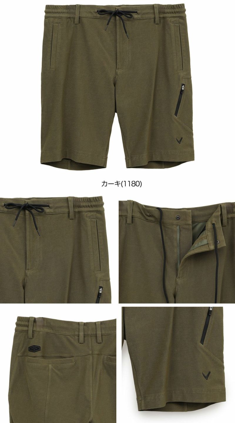 キャロウェイ裏クール８WAYストレッチニットツイルショートパンツC25127101メンズゴルフウェアゴルフ2025春夏モデル日本正規品