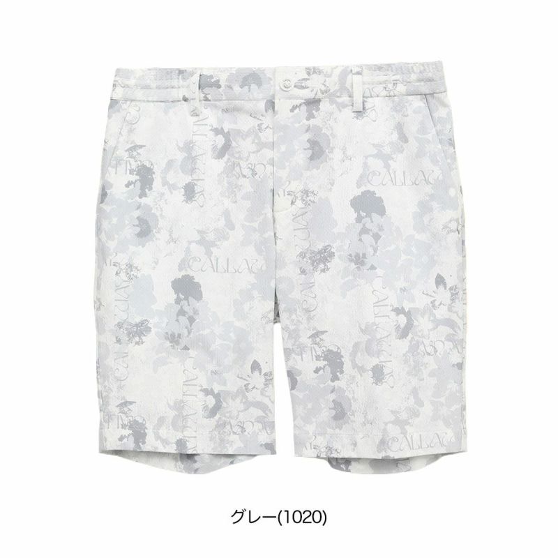 キャロウェイ８WAYストレッチフラワープリントショートパンツC25127107メンズゴルフウェアゴルフ2025春夏モデル日本正規品