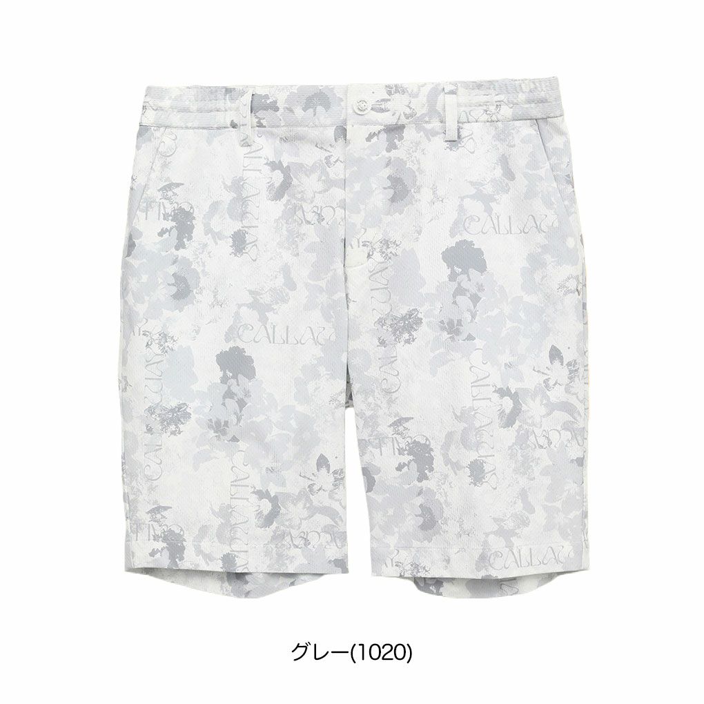 キャロウェイ８WAYストレッチフラワープリントショートパンツC25127107メンズゴルフウェアゴルフ2025春夏モデル日本正規品