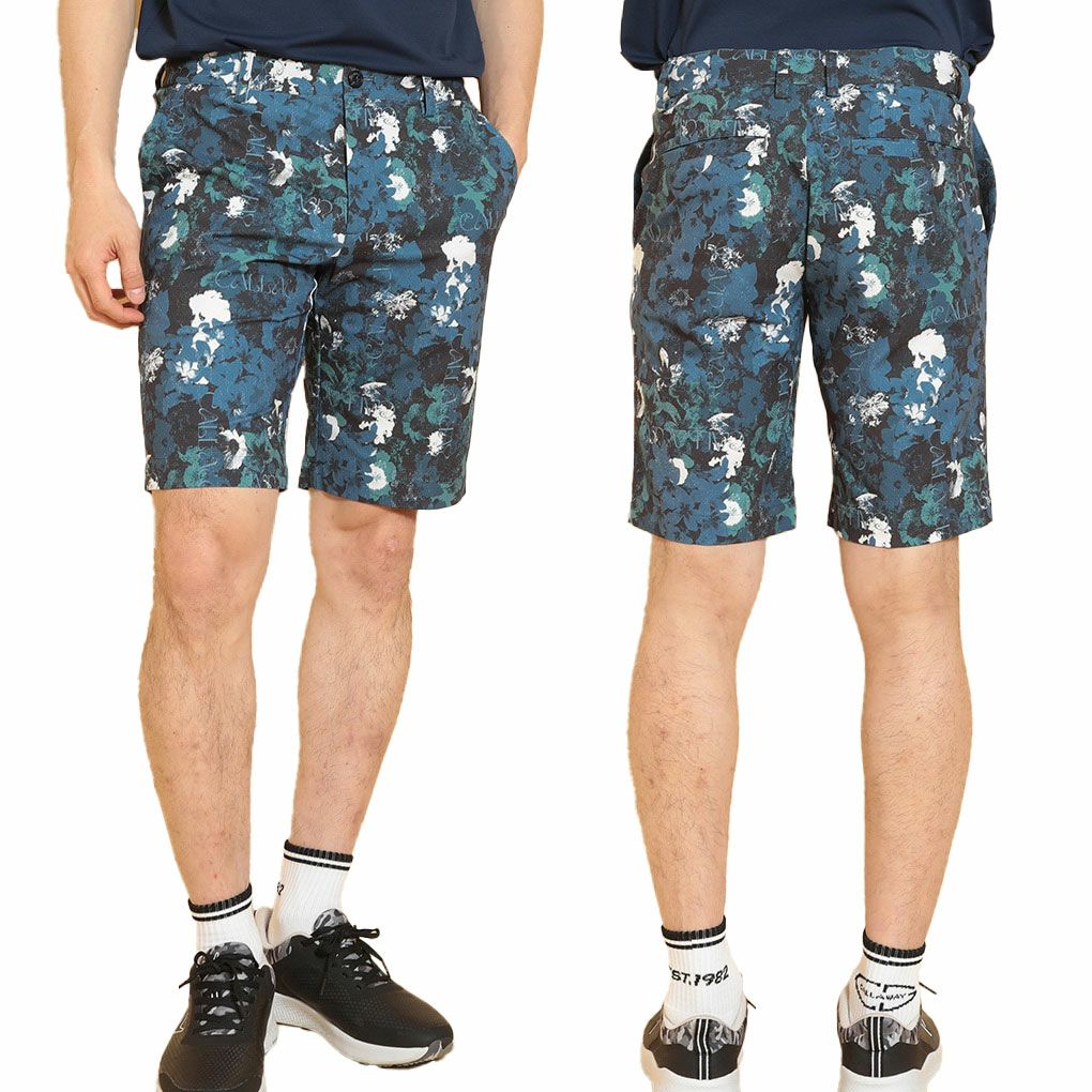 キャロウェイ８WAYストレッチフラワープリントショートパンツC25127107メンズゴルフウェアゴルフ2025春夏モデル日本正規品