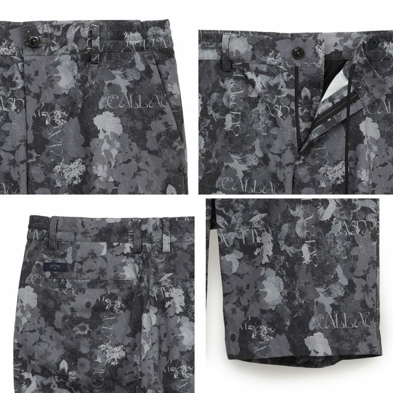 キャロウェイ８WAYストレッチフラワープリントショートパンツC25127107メンズゴルフウェアゴルフ2025春夏モデル日本正規品