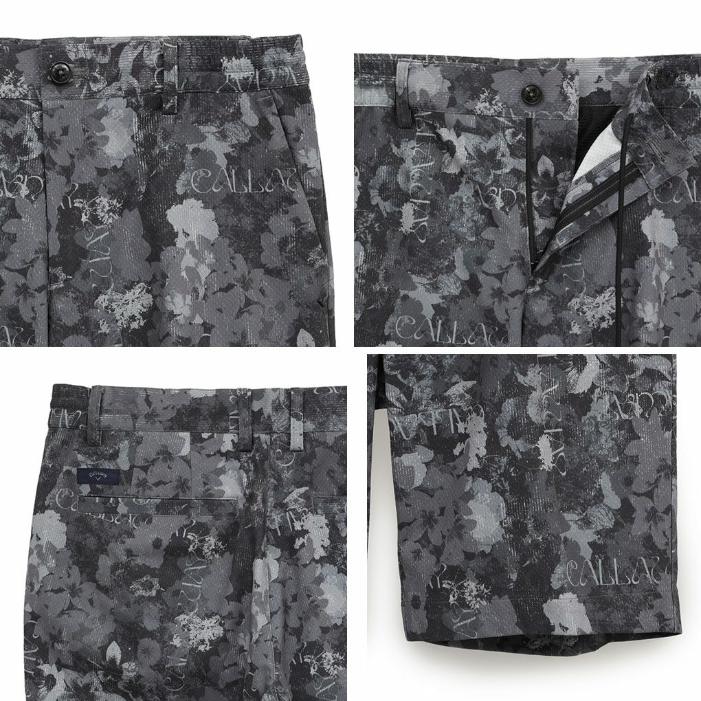 キャロウェイ８WAYストレッチフラワープリントショートパンツC25127107メンズゴルフウェアゴルフ2025春夏モデル日本正規品