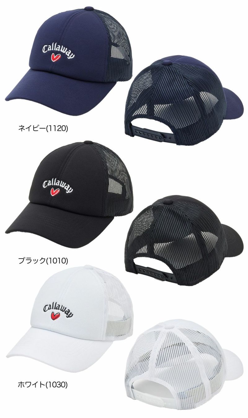 キャロウェイWOMENSラブキャロウェイメッシュキャップC25191204レディースゴルフウェア2025春夏モデル日本正規品