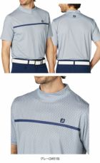 フットジョイチェストライン半袖モックネックシャツFJ-F25-S10メンズゴルフウェアFOOTJOY2025春夏モデル日本正規品ャカード半袖モックネックシャツFJ-F25-S05メンズゴルフウェアFOOTJOY2025春夏モデル日本正規品