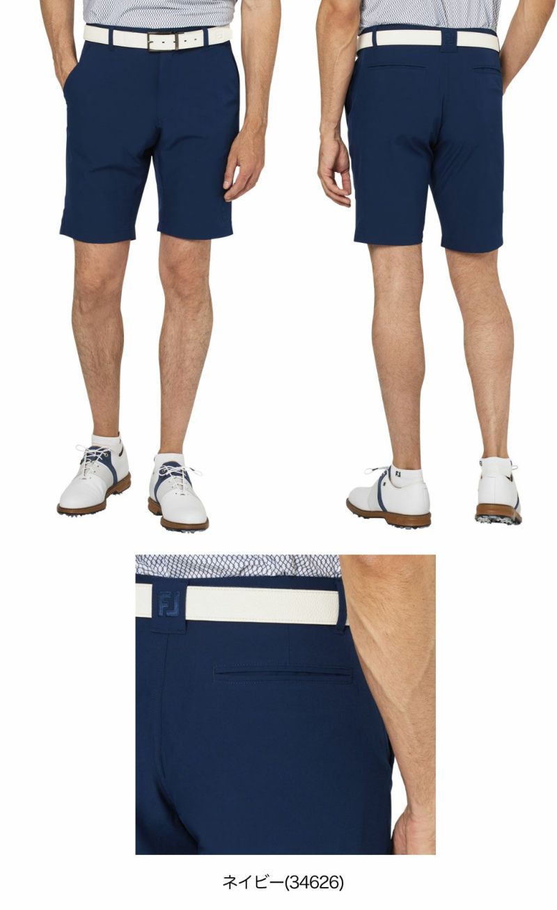 25％OFFクーポン付】フットジョイ ライトウェイト無地ショーツ FJ-S25