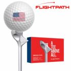 フライトパスFlightPathGolfTeesティー2.75インチホワイトゴルフラウンド用品USA直輸入品