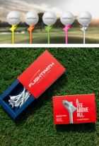 フライトパスFlightPathGolfTeesティー3.25インチゴルフラウンド用品USA直輸入品
