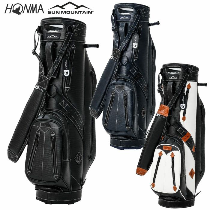 本間ゴルフキャディバッグ9型HONMASUNMOUNTAINクロコカートバッグCB72501HONMAGOLF2025年モデル日本正規品