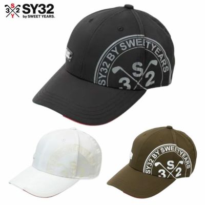 SY32 GOLF SYG-25SG02 CIRCLE PRINT CAP メンズ ゴルフキャップ 帽子 CAP メンズ 日本正規品 2025春夏モデル