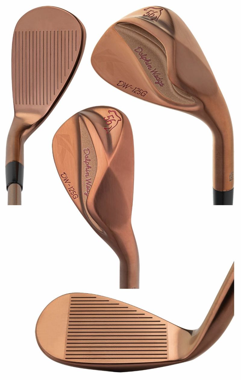キャスコDOLPHINWEDGEDW-125GPinkGoldforLADIESウェッジカッパーメンズ右用セミグースネックKASCOゴルフクラブ2025年モデル日本正規品