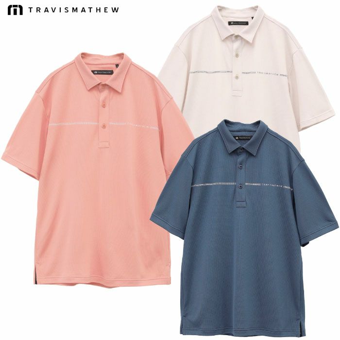 トラヴィスマシューキシリトールクール半袖ポロ7AL040メンズゴルフウェアトップスTravisMathew2025春夏モデル日本正規品