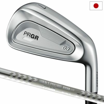 プロギア PRGR 03 アイアン 5本組(#7-P,A) メンズ 右用 スペックスチールⅢ Ver.2 スチールシャフト 2025年モデル 日本正規品 ゴルフ ゴルフクラブ