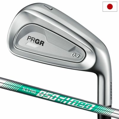 プロギア PRGR 03 アイアン 5本組(#7-P,A) メンズ 右用 N.S. PRO 850GH neo スチールシャフト 2025年モデル 日本正規品 ゴルフ ゴルフクラブ