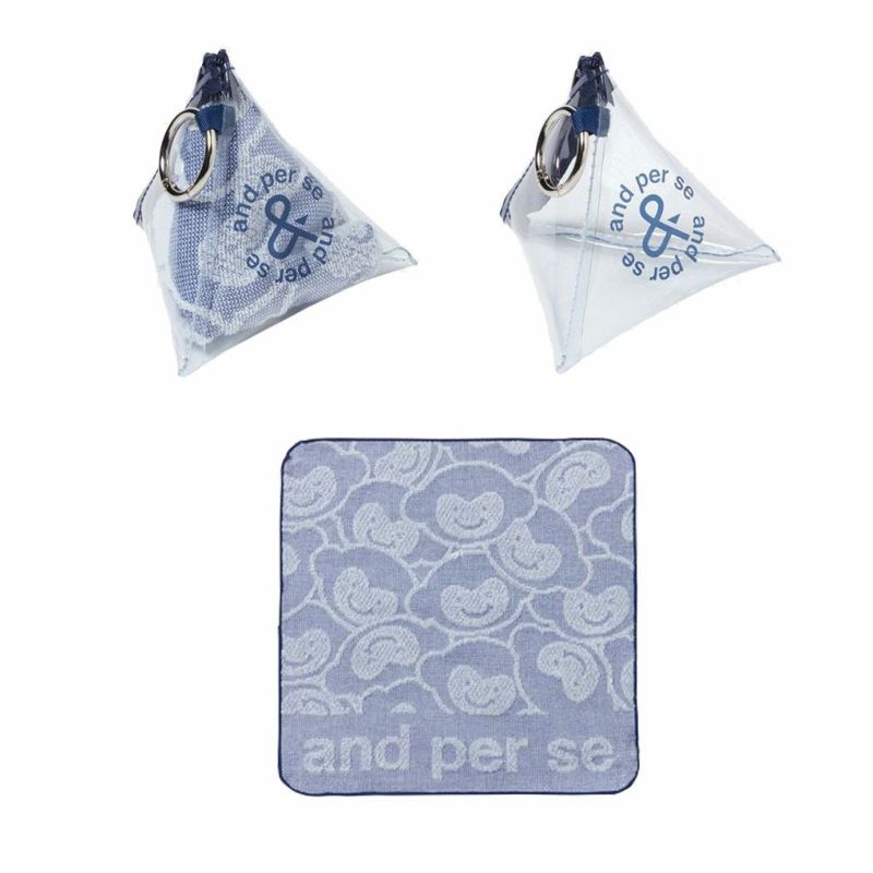 アンパスィミニタオル＆ポーチAUA0012ゴルフandperse2025年モデル日本正規品