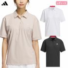 アディダスアディゼロバックプリント半袖シャツKUK66レディースゴルフウェアトップス2025春夏モデルadidas日本正規品