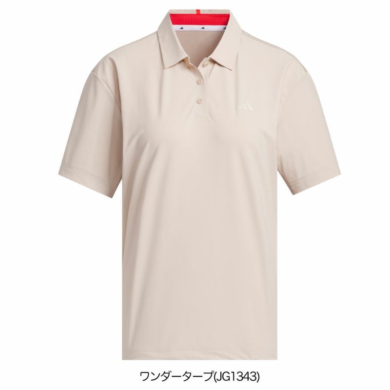 アディダスアディゼロバックプリント半袖シャツKUK66レディースゴルフウェアトップス2025春夏モデルadidas日本正規品