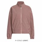 アディダスギンガムチェックフルジップ長袖ジャケットKTI71レディースゴルフウェアトップス2025春夏モデルadidas日本正規品