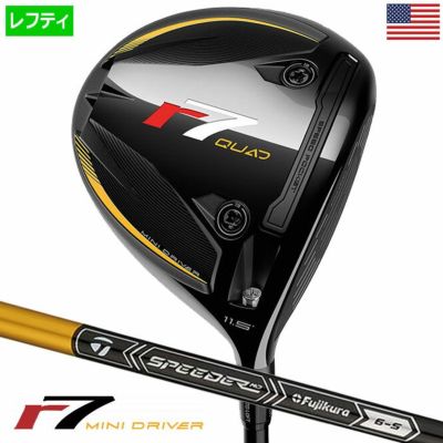 【レフティー】テーラーメイド R7 Quad Mini Driver ドライバー メンズ 左用 FUJIKURA SPEEDER MD USA直輸入品 2025年モデル 並行輸入 TaylorMade ゴルフクラブ