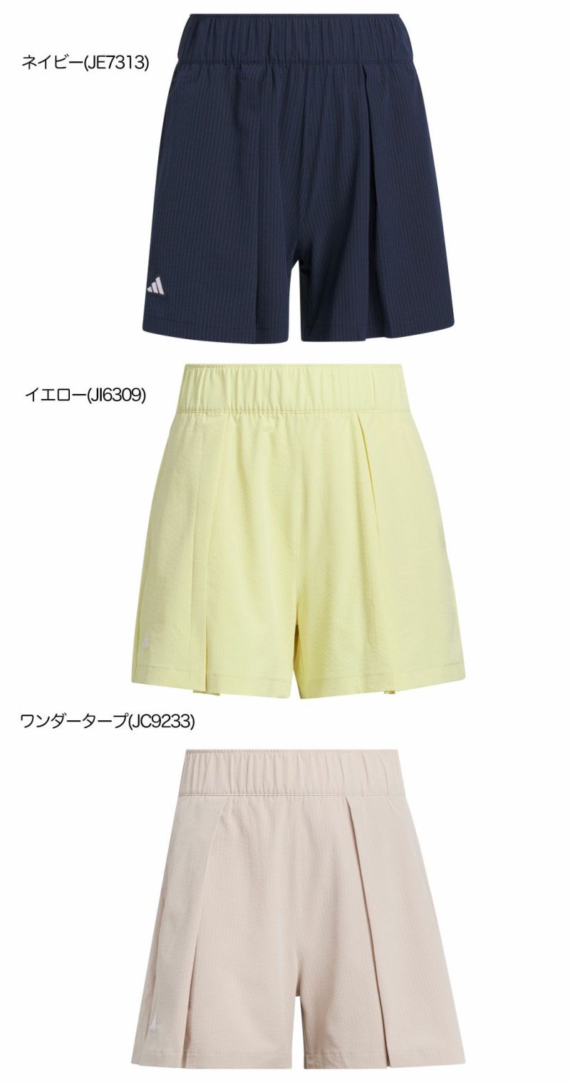 アディダスビヨンドザコース撥水プリーツショートパンツKWH88レディースadidas2025春夏モデル日本正規品