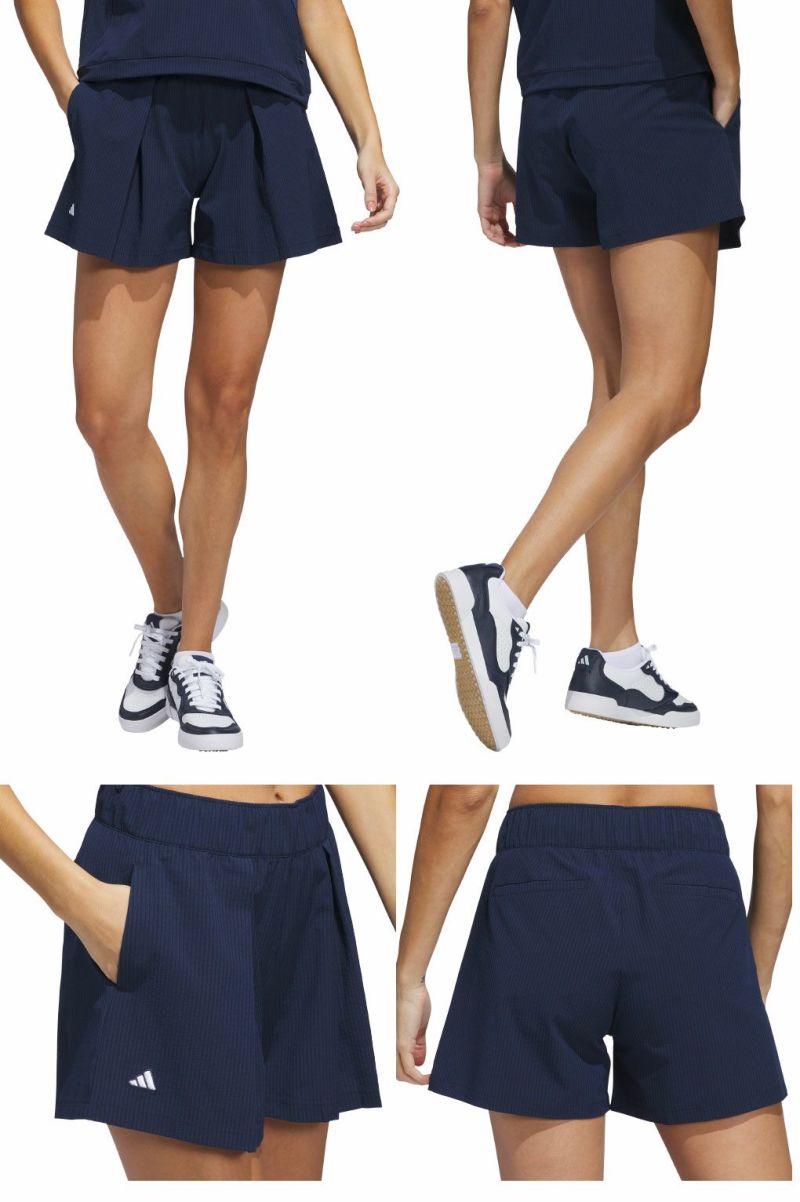 アディダスビヨンドザコース撥水プリーツショートパンツKWH88レディースadidas2025春夏モデル日本正規品