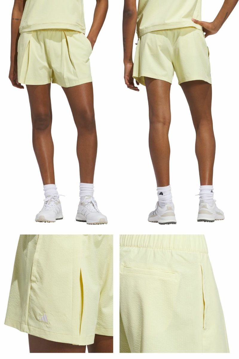アディダスビヨンドザコース撥水プリーツショートパンツKWH88レディースadidas2025春夏モデル日本正規品