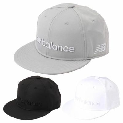 ニューバランス 刺繍ロゴ フラットブリムキャップ 0125187001 メンズ ゴルフキャップ 帽子 new balance 2025春夏モデル 日本正規品